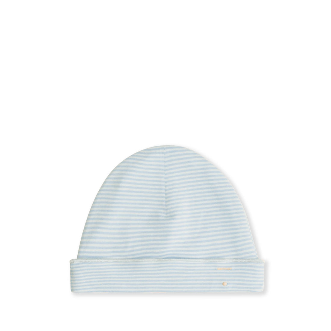 Baby Beanie in sky/cream