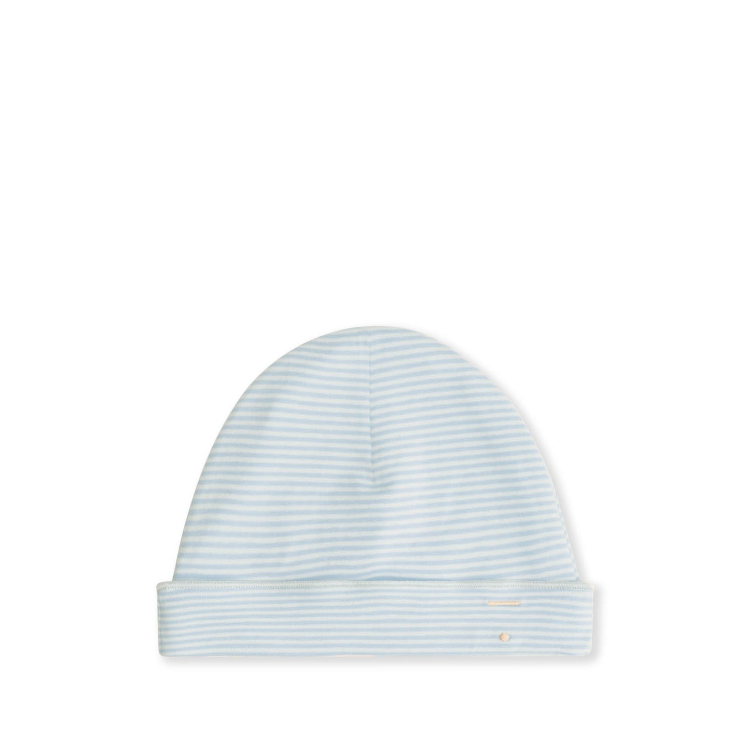 Baby Beanie in sky/cream