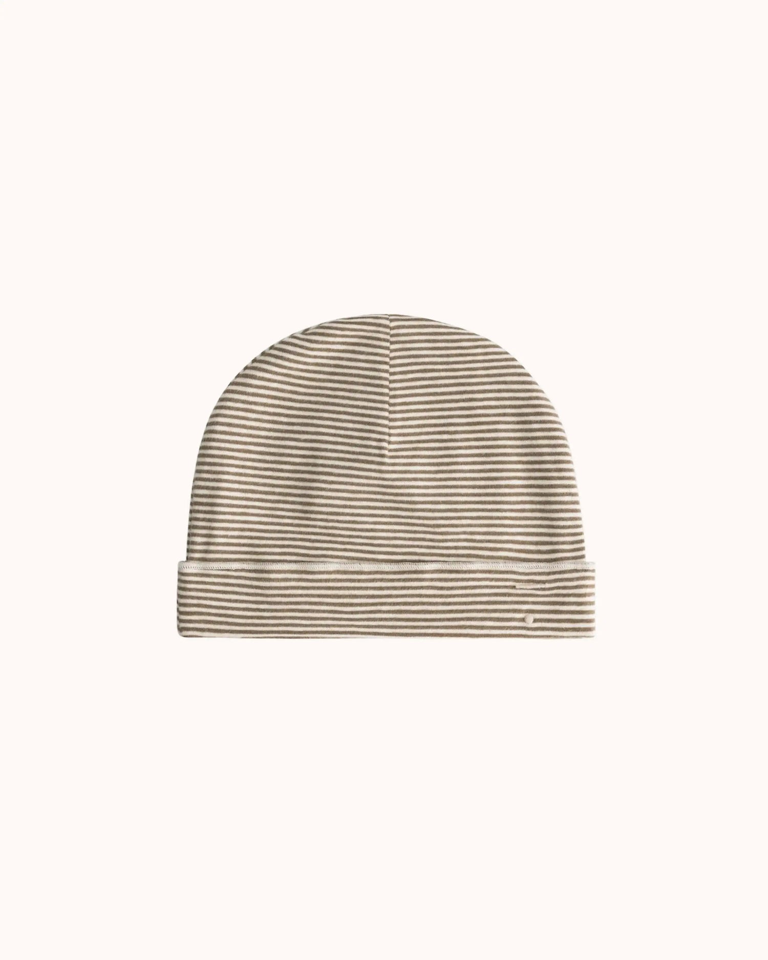 Baby Beanie in woody/cream