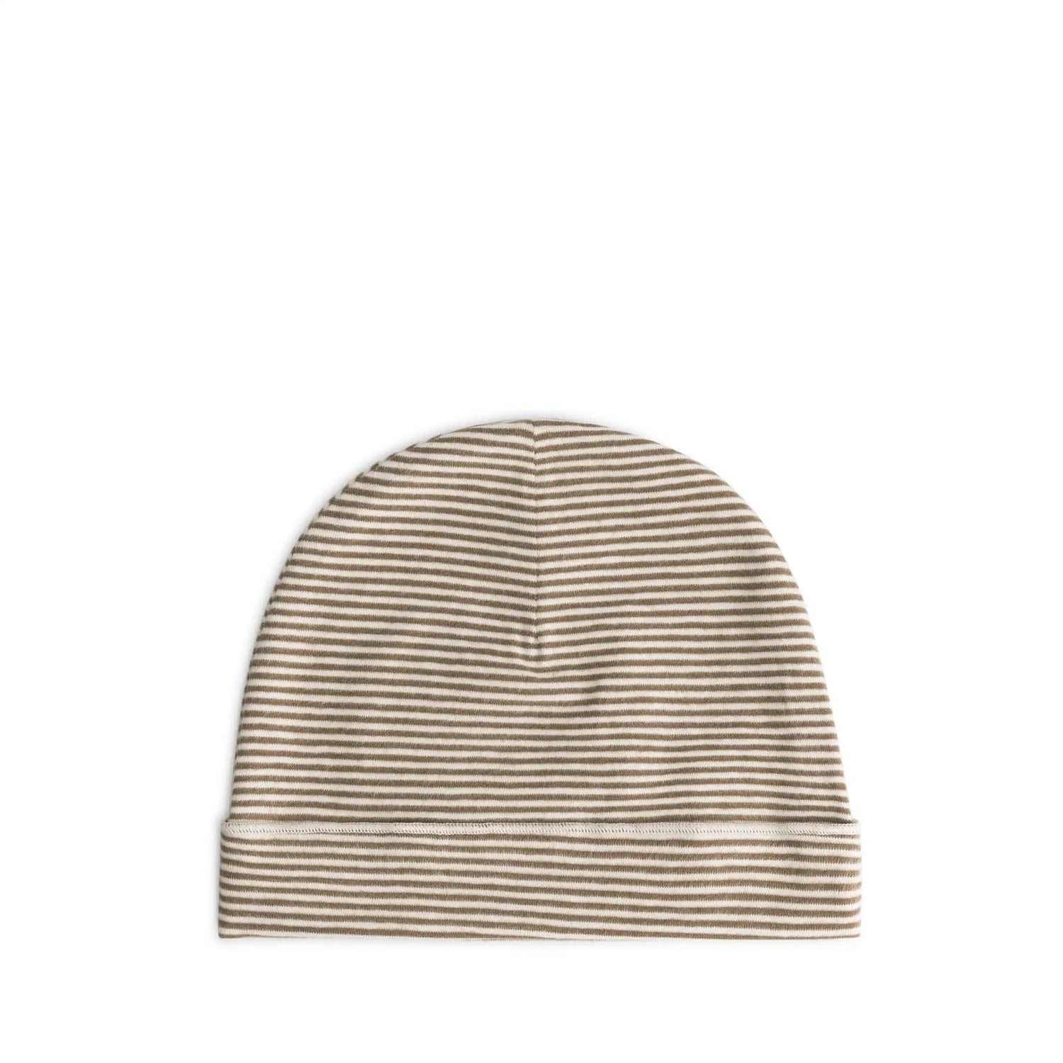 Baby Beanie in woody/cream