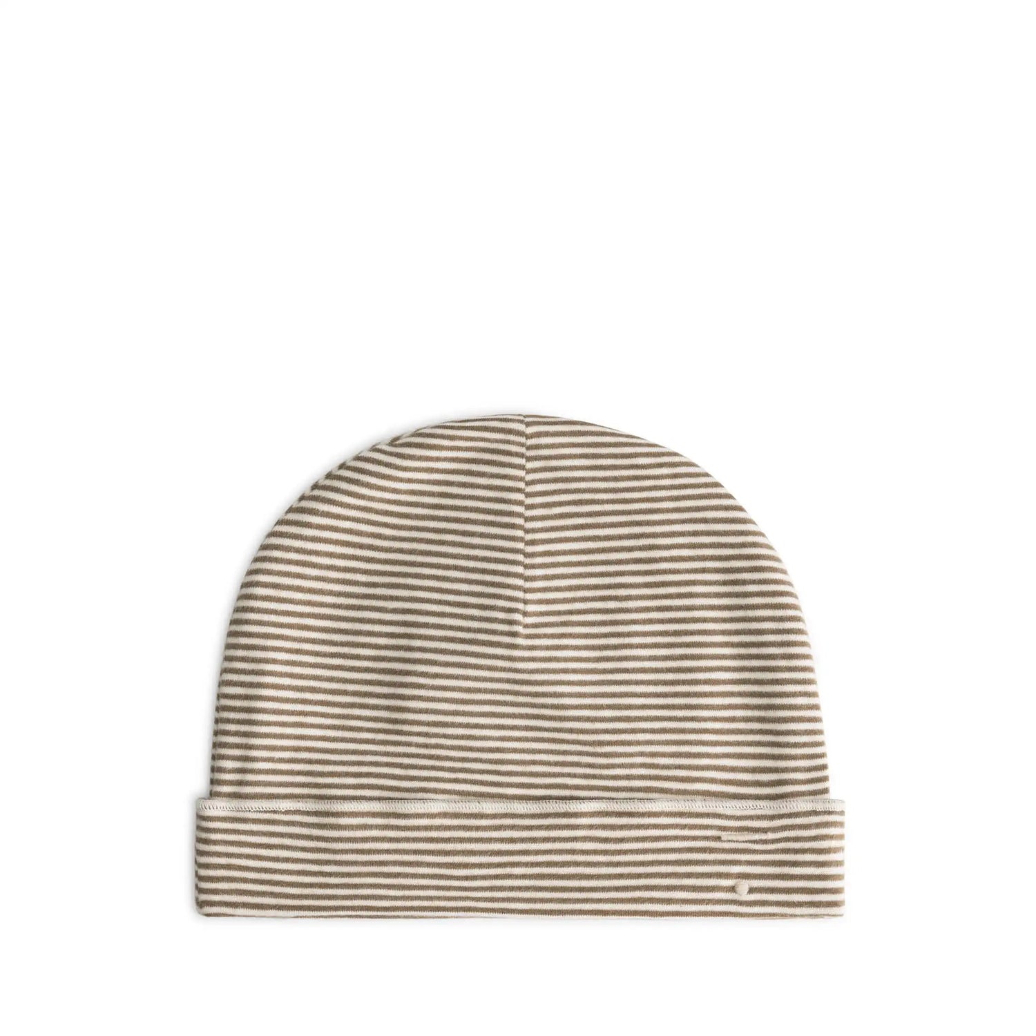 Baby Beanie in woody/cream
