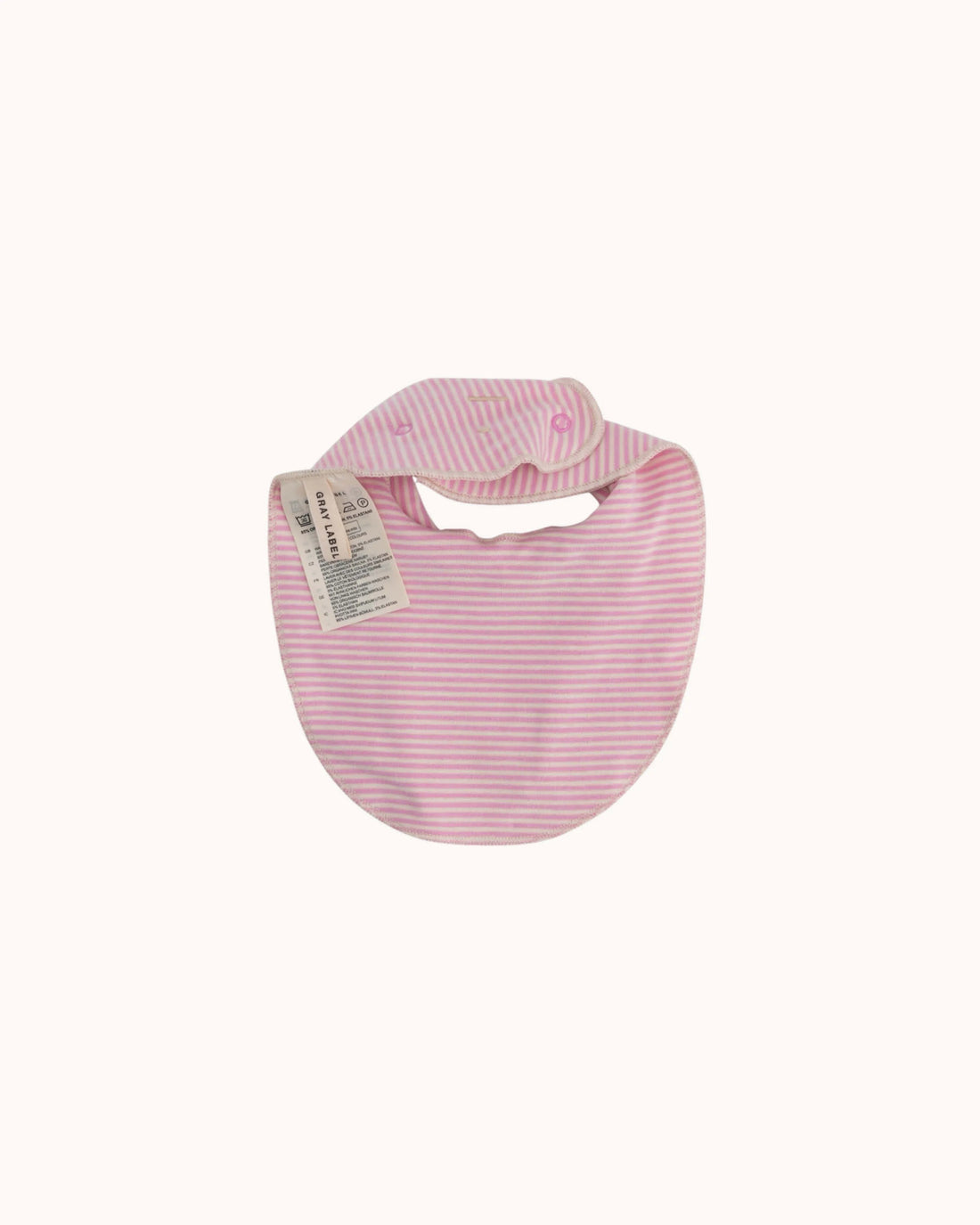 Baby Stofflätzchen in bubblegum/cream