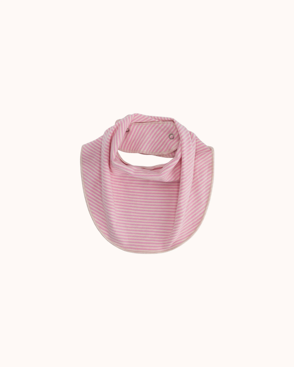 Baby Bib in bubblegum/cream