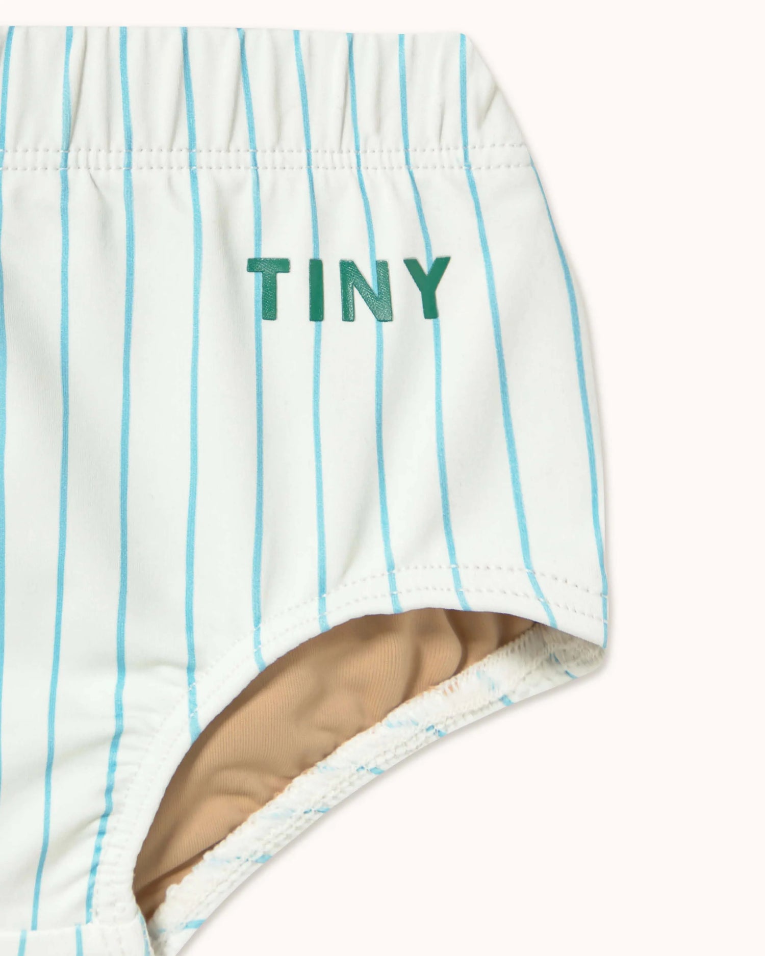 Swim Bloomer in cyan striped