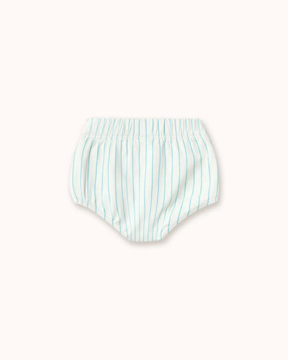 Swim Bloomer in cyan striped