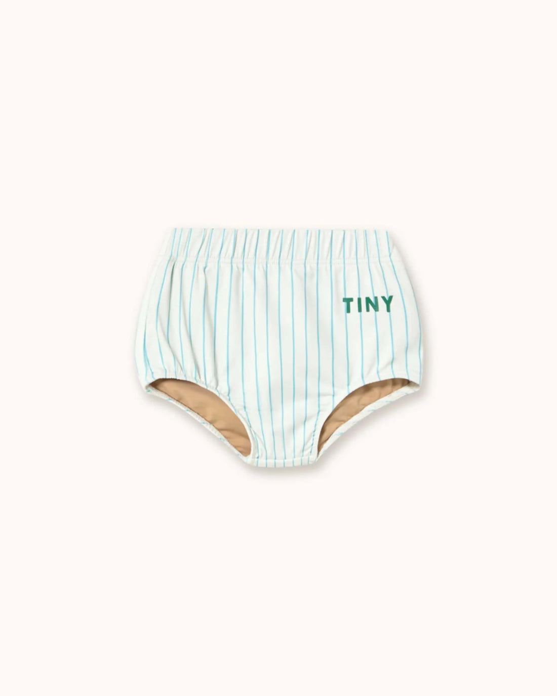 Swim Bloomer in cyan striped