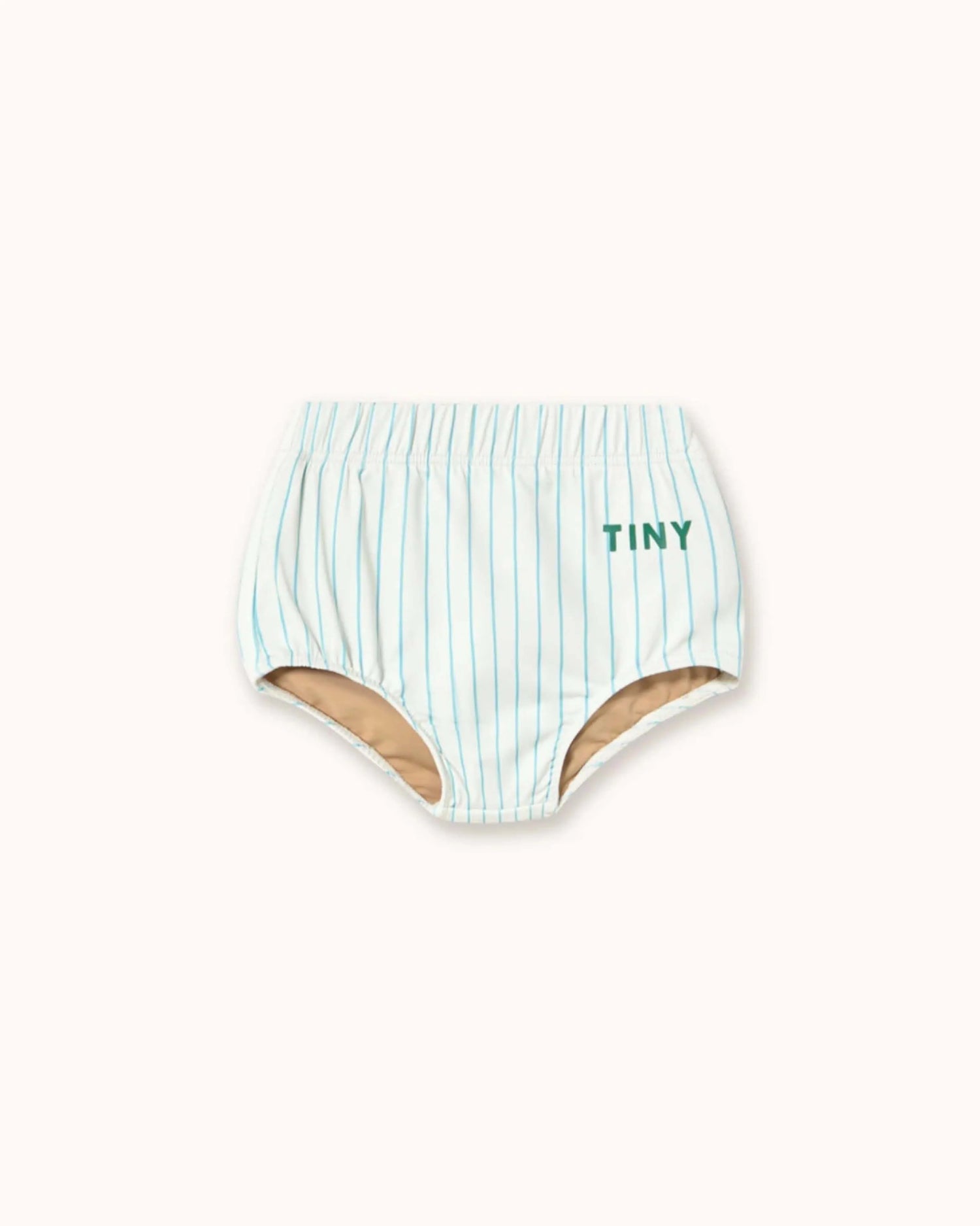 Swim Bloomer in cyan striped
