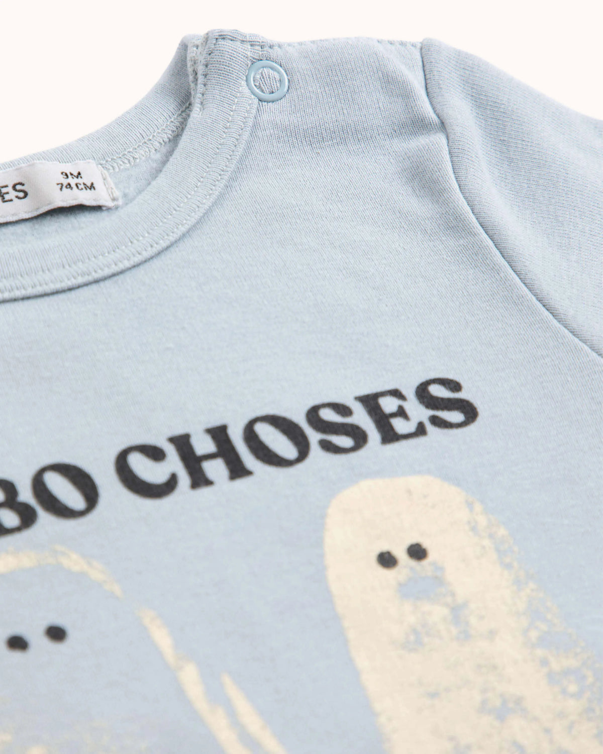Long-sleeved Baby Body Booty Ghosts
