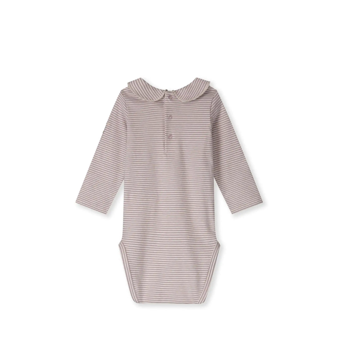 Baby Body with Collar in berry/cream
