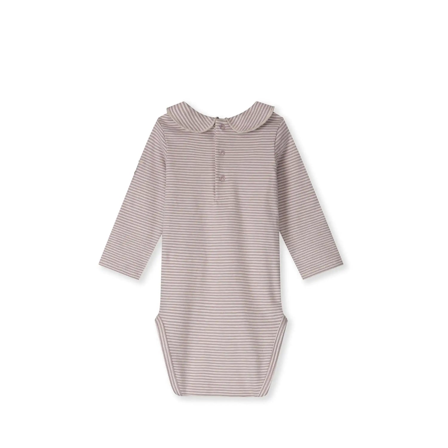 Baby Body with Collar in berry/cream