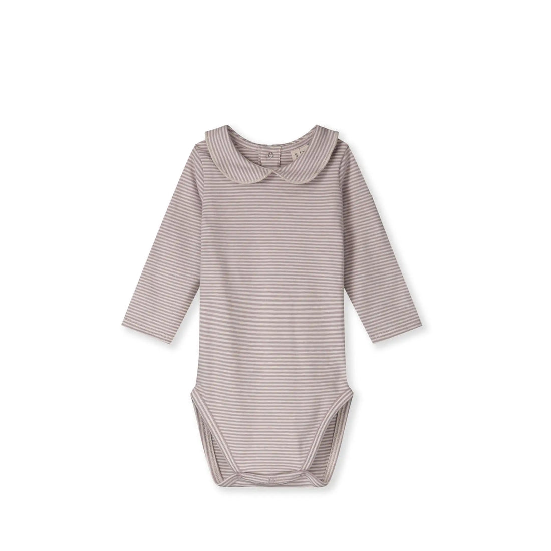 Baby Body with Collar in berry/cream