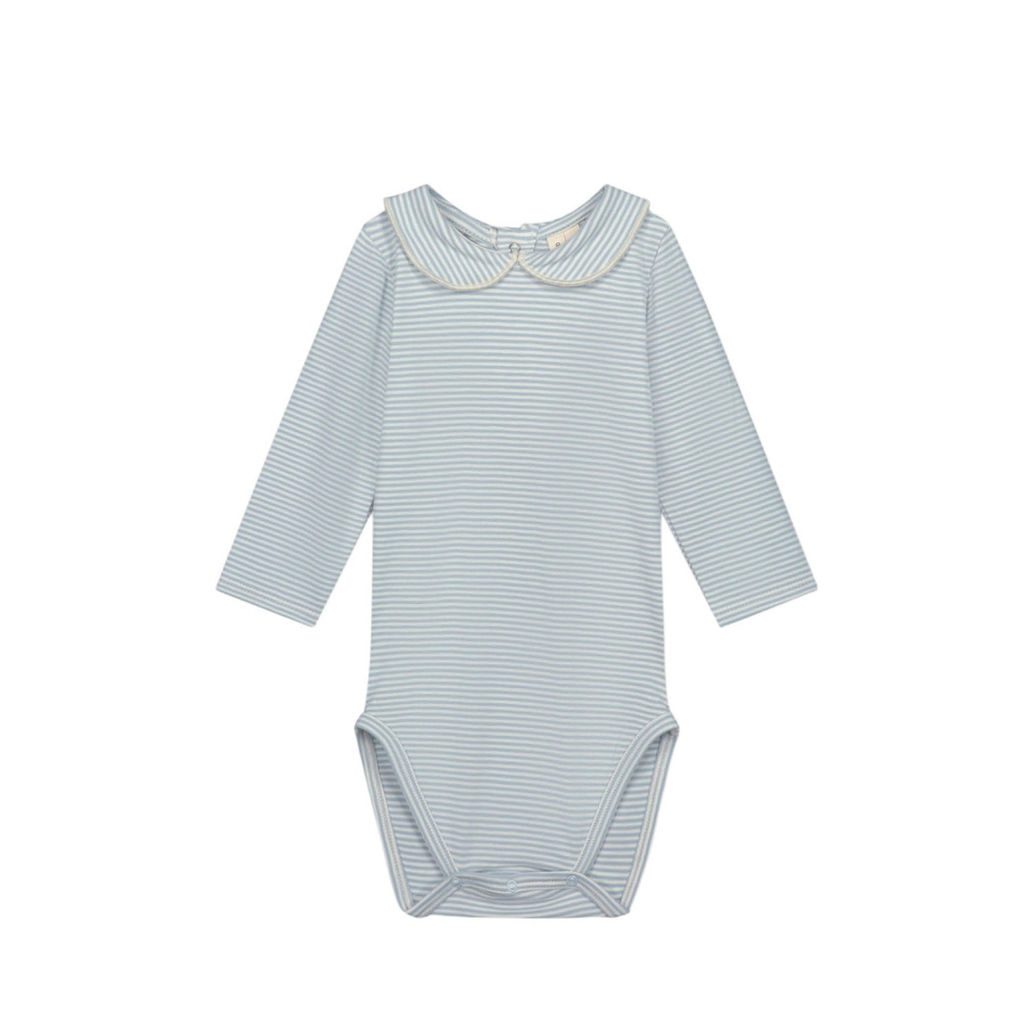 Baby Body with Collar in sky/cream