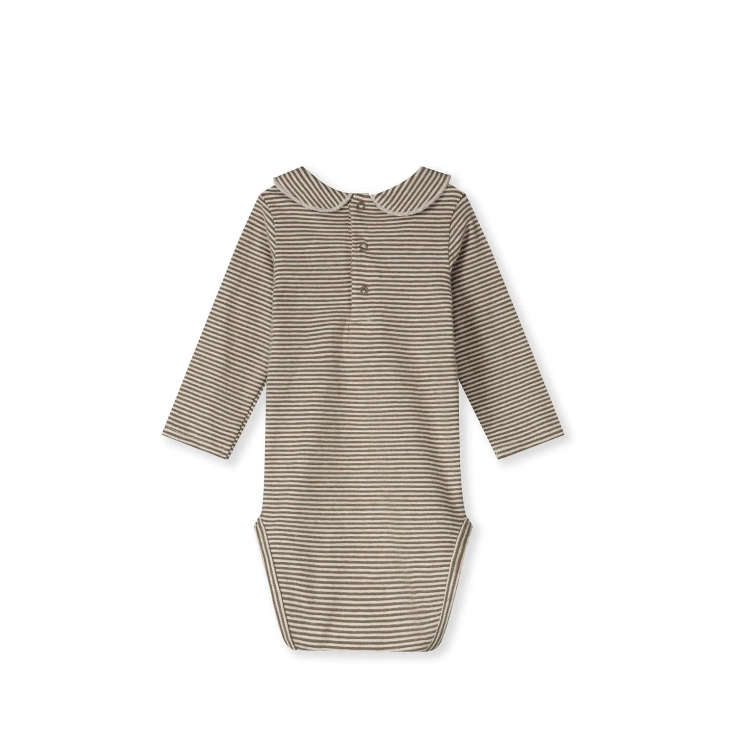 Baby Body with Collar in woody/cream
