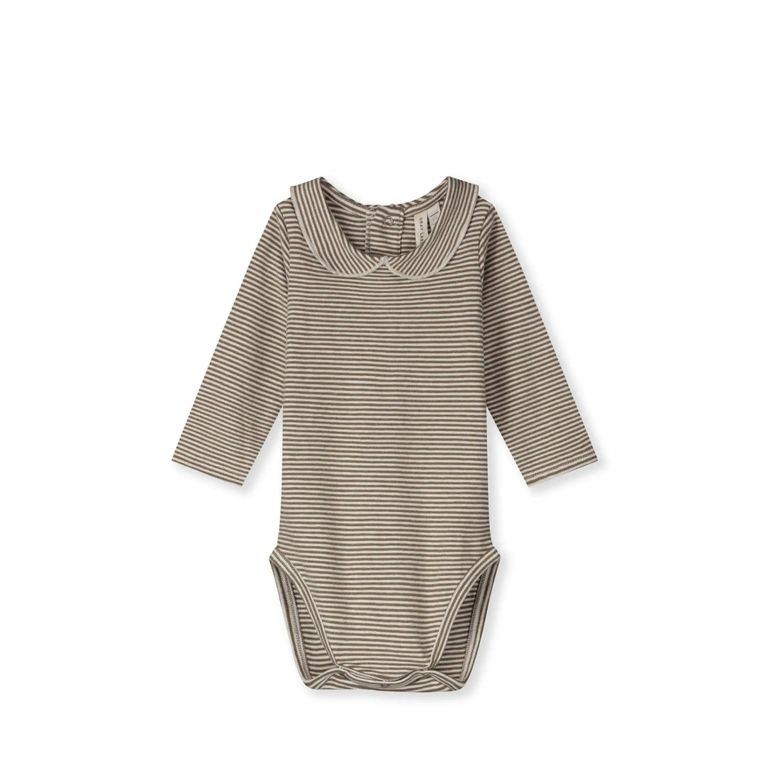 Baby Body with Collar in woody/cream