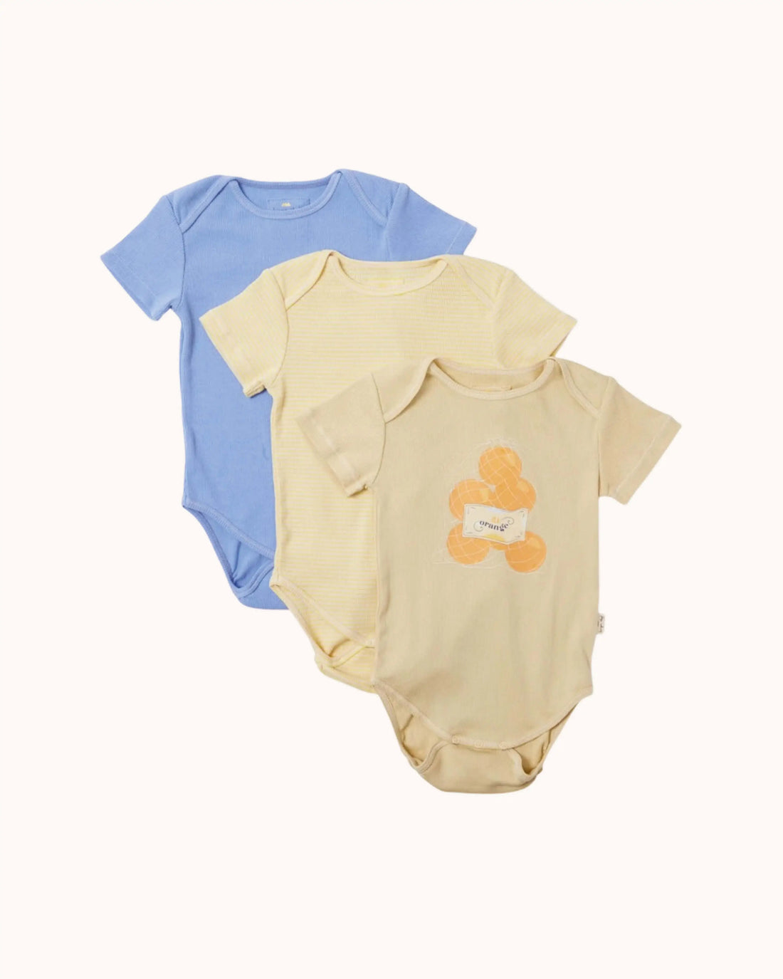 Baby Body Set in lemonade/blazing/hydranga
