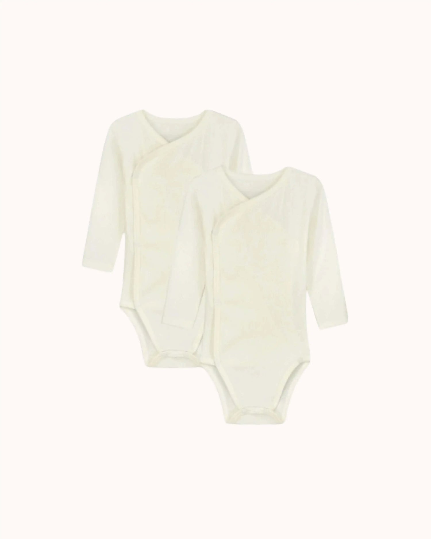 Baby Wickelbody Set in cream