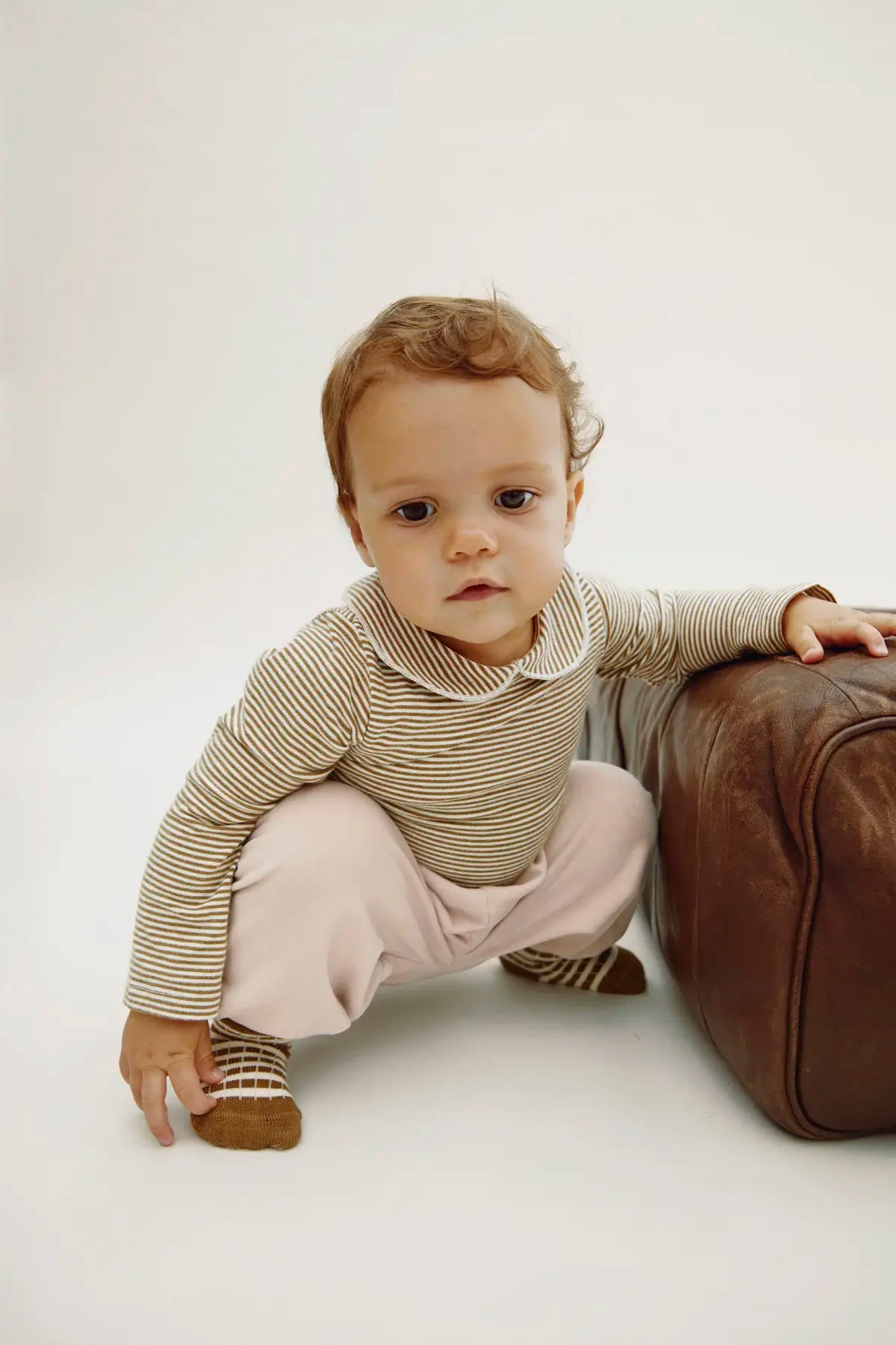 Baby Pants in faded pink