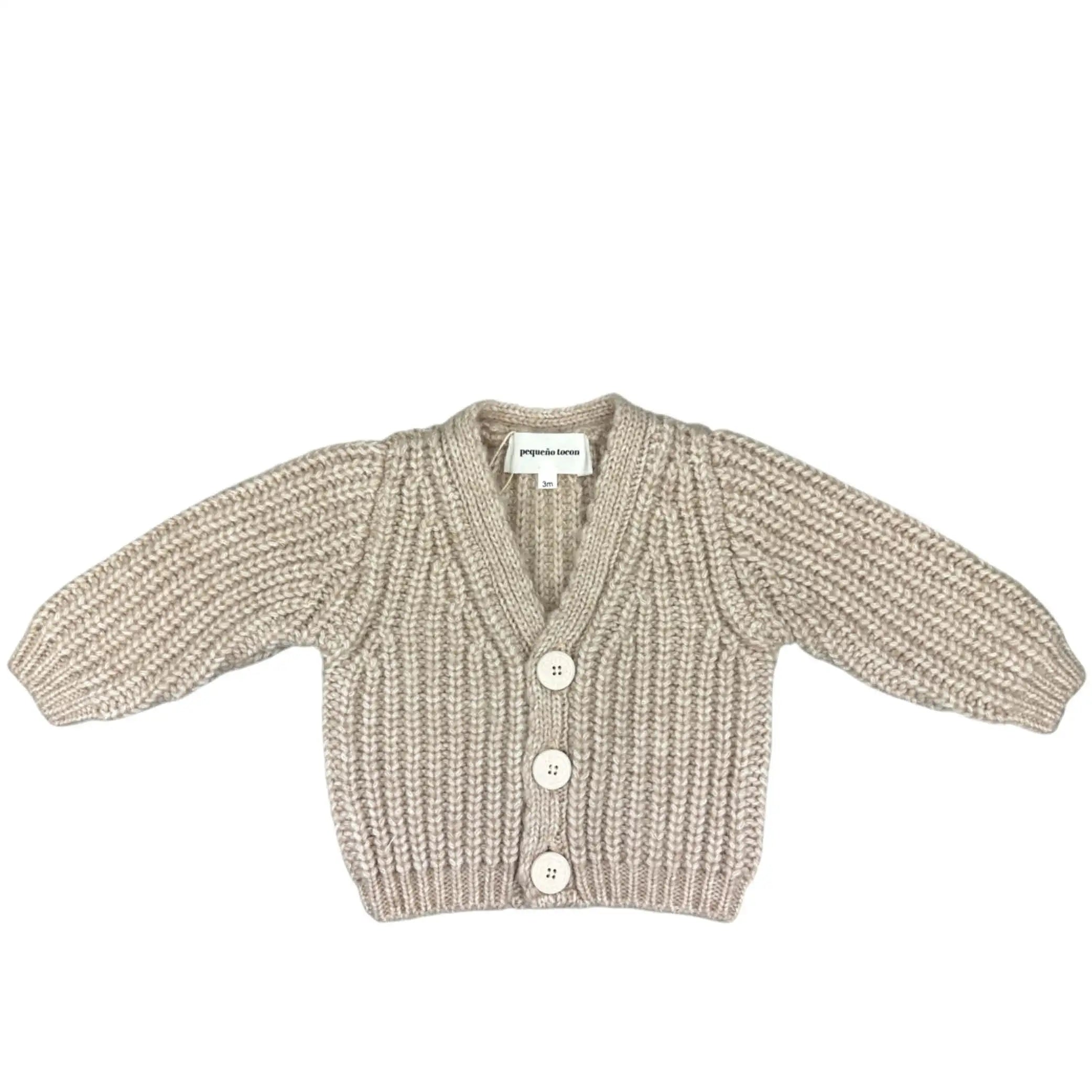 Baby Cardigan in tan