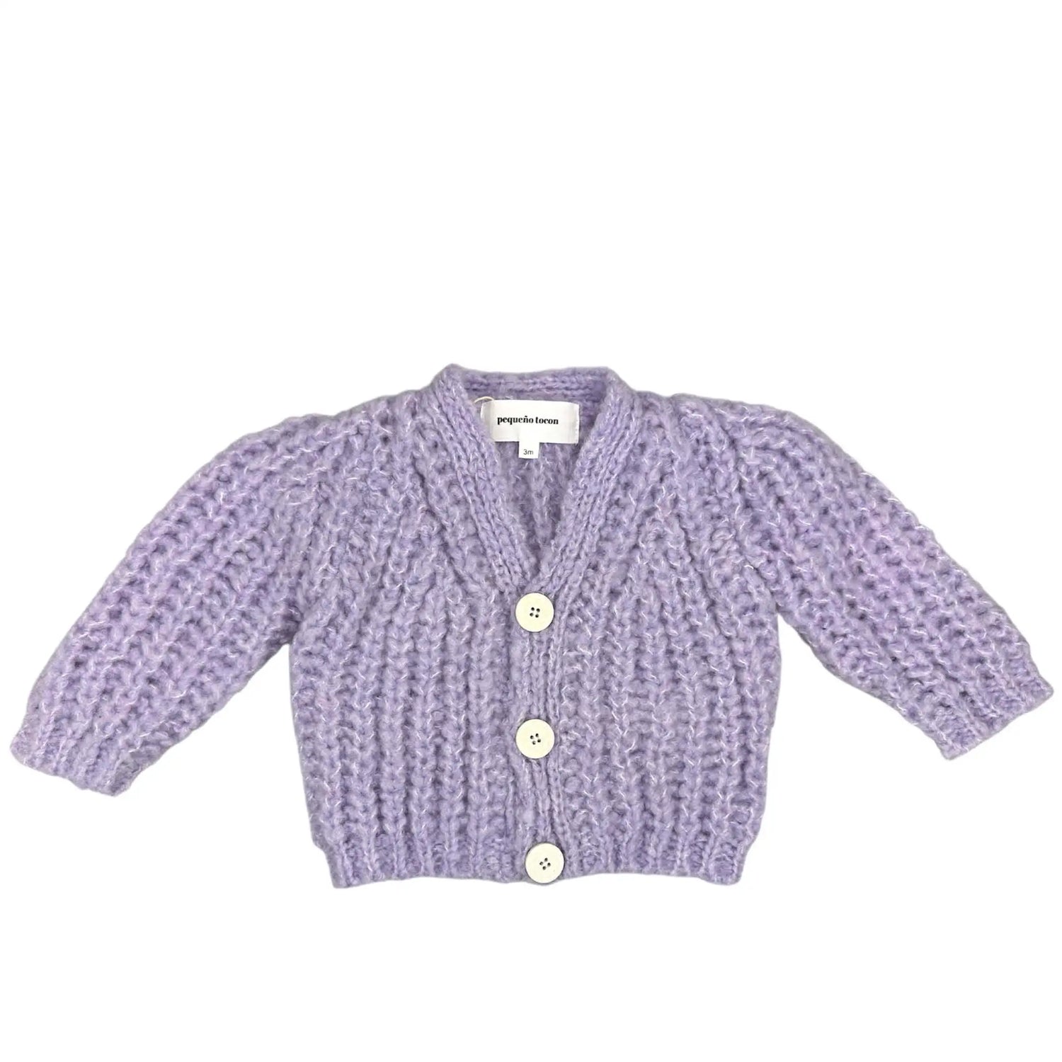 Baby Strickjacke in lila