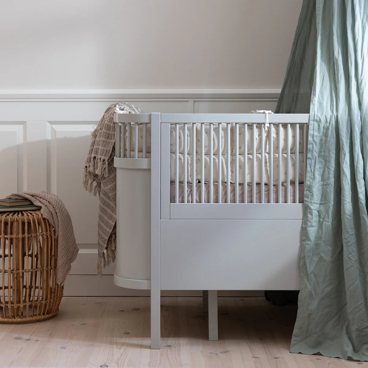 Baby &amp; Junior Bed in stone grey