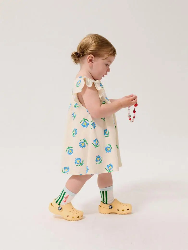 Baby Kleid Pixel Flowers All Over