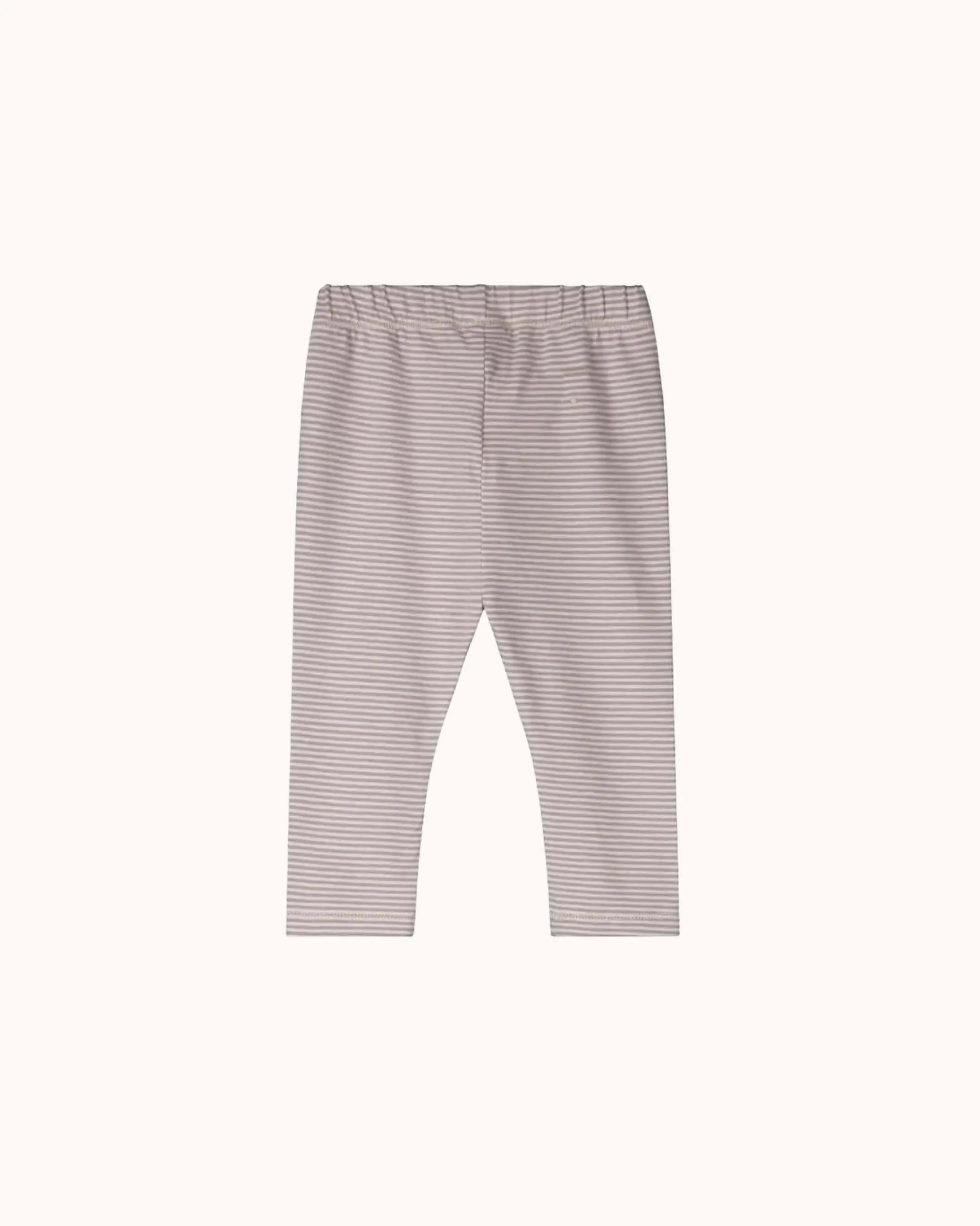 Baby Leggings in berry/cream