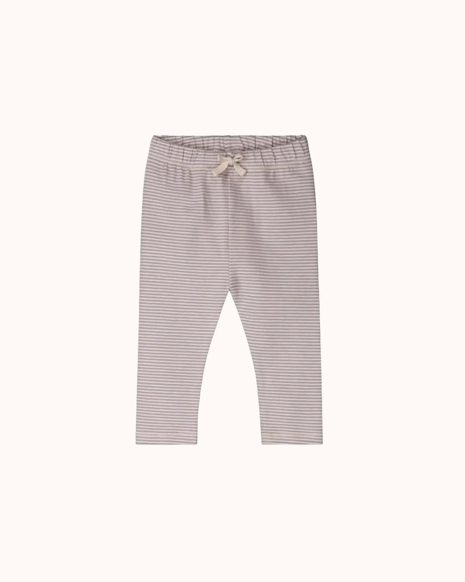 Baby Leggings in berry/cream