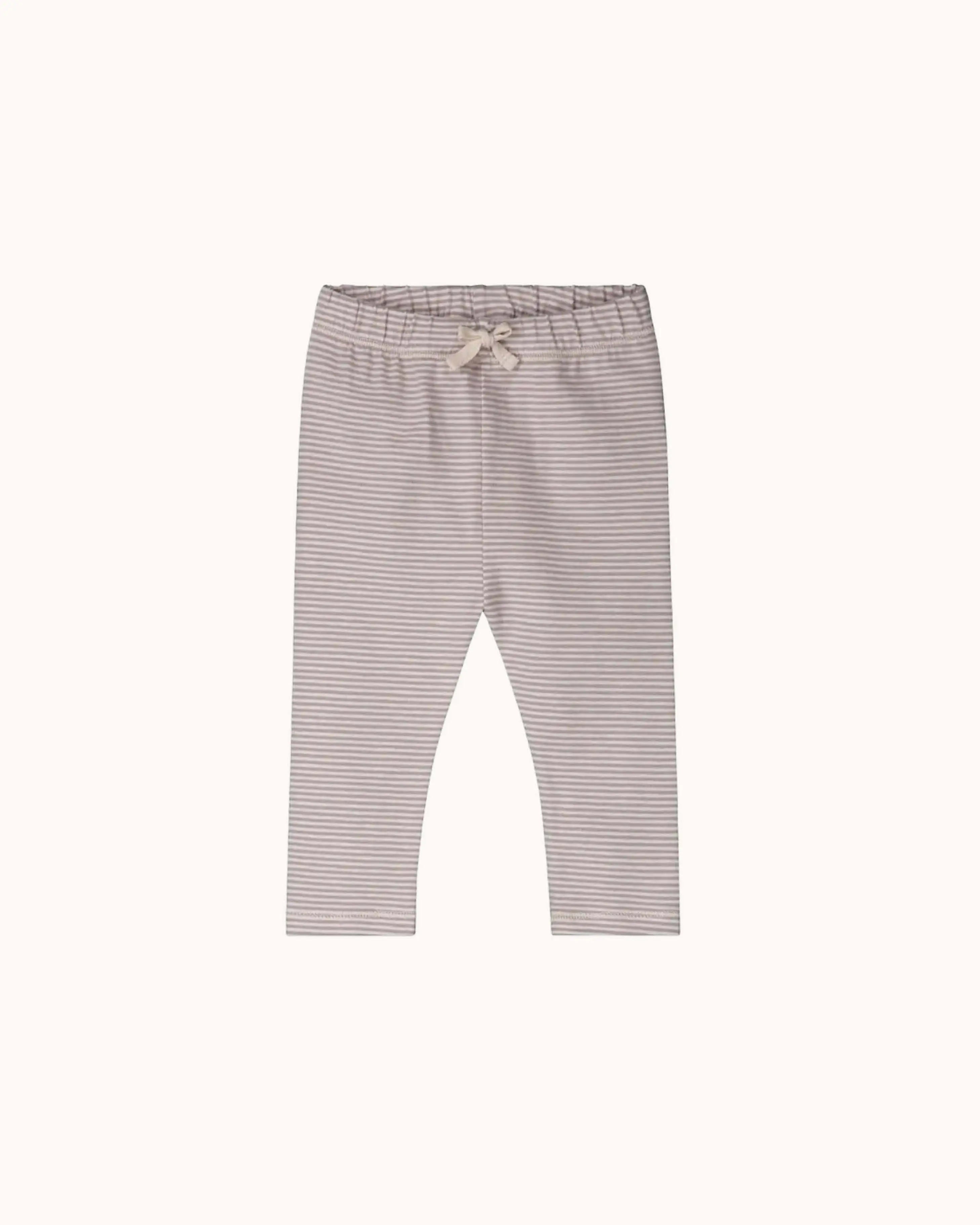 Baby Leggings in berry/cream