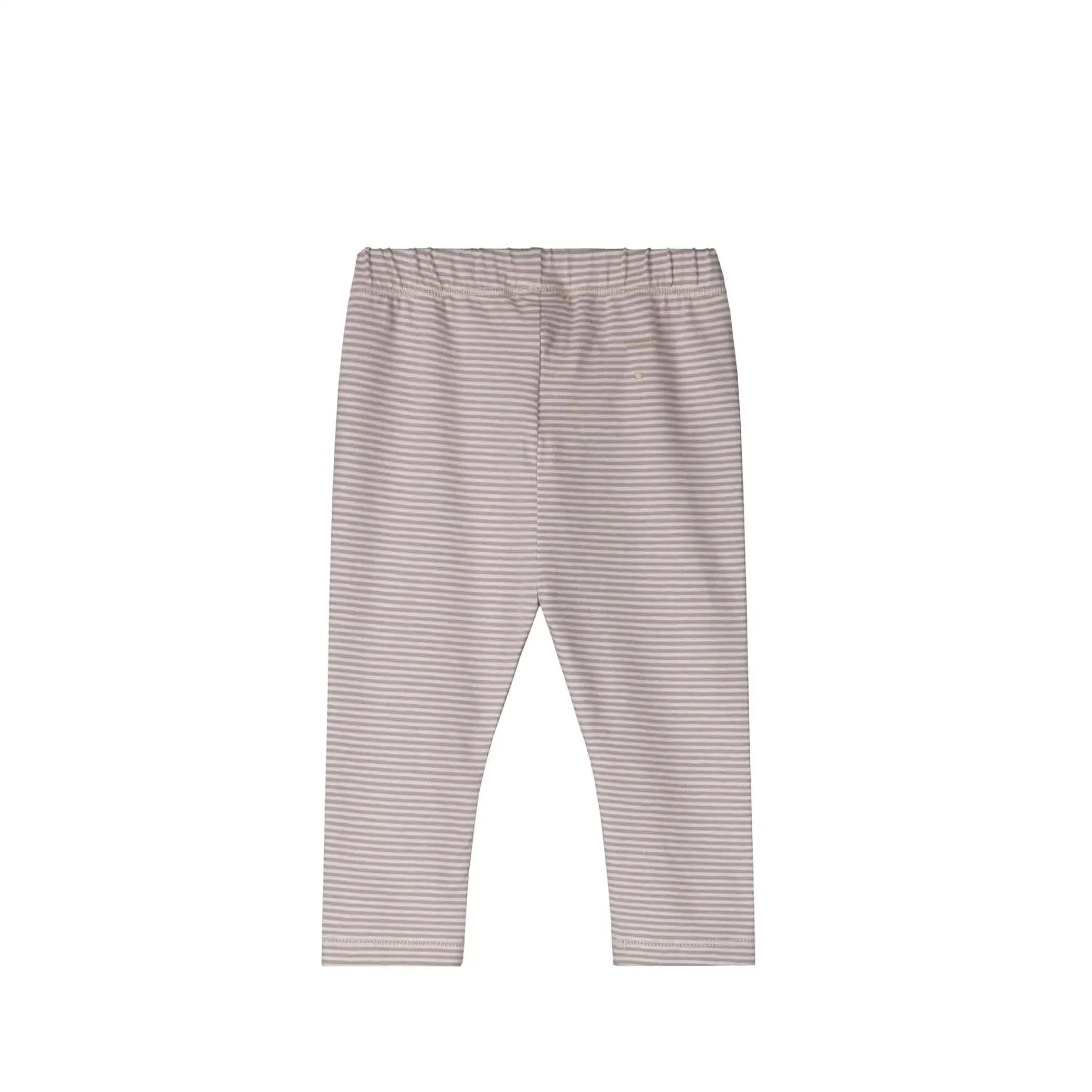 Baby Leggings in berry/cream