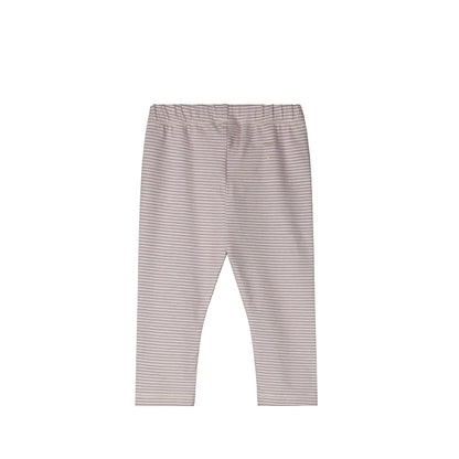 Baby Leggings in berry/cream
