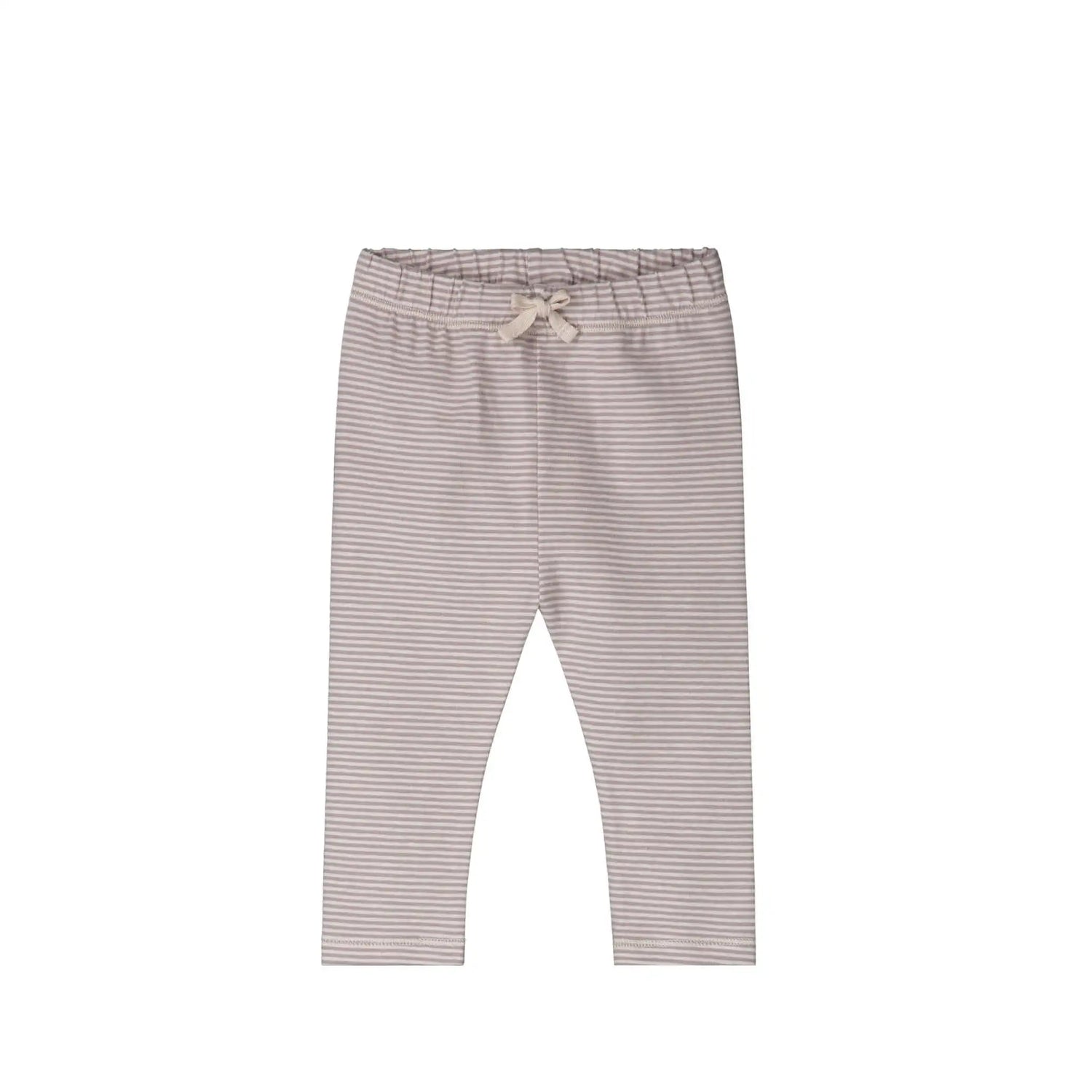 Baby Leggings in berry/cream