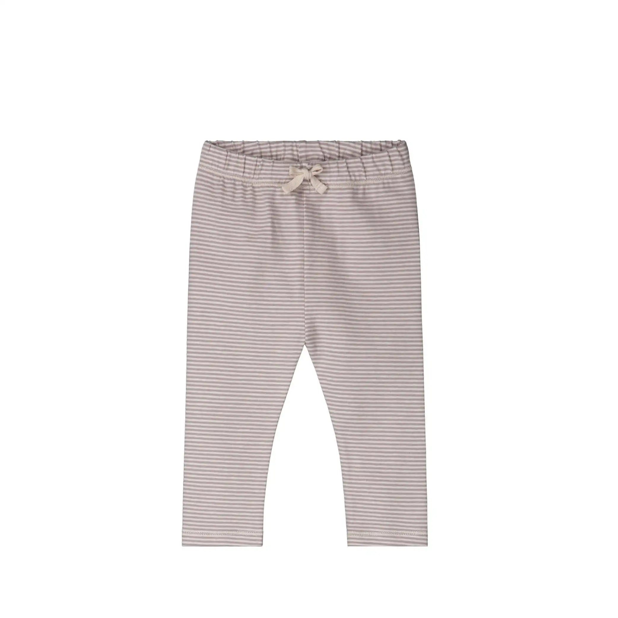 Baby Leggings in berry/cream