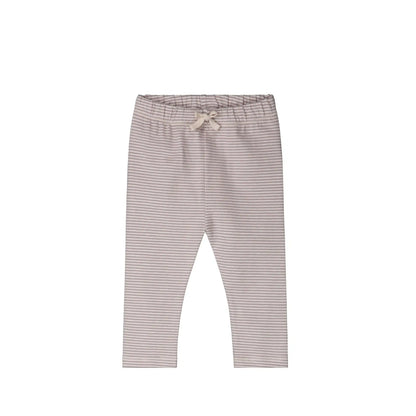 Baby Leggings in berry/cream