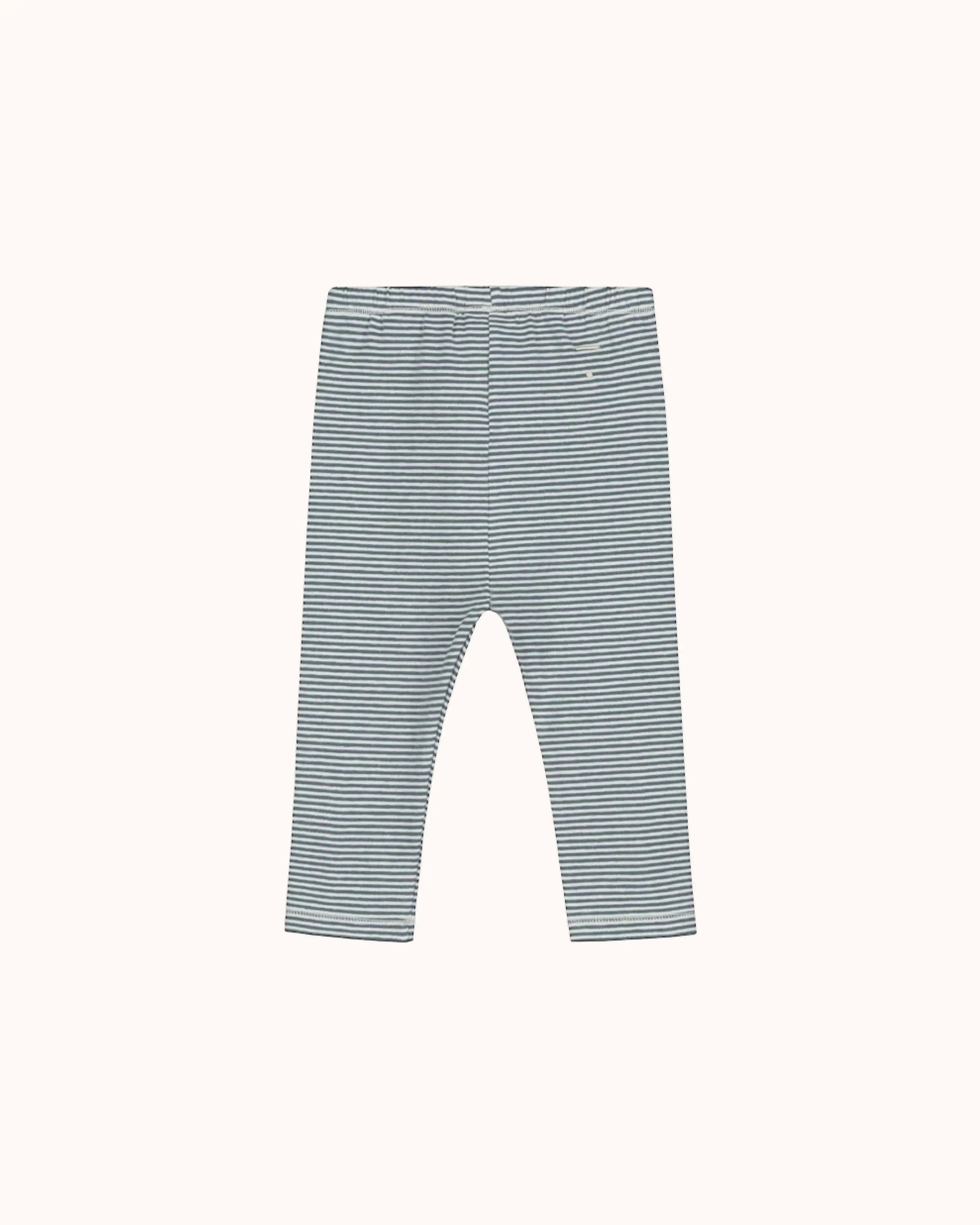 Baby Leggings in blue grey/cream