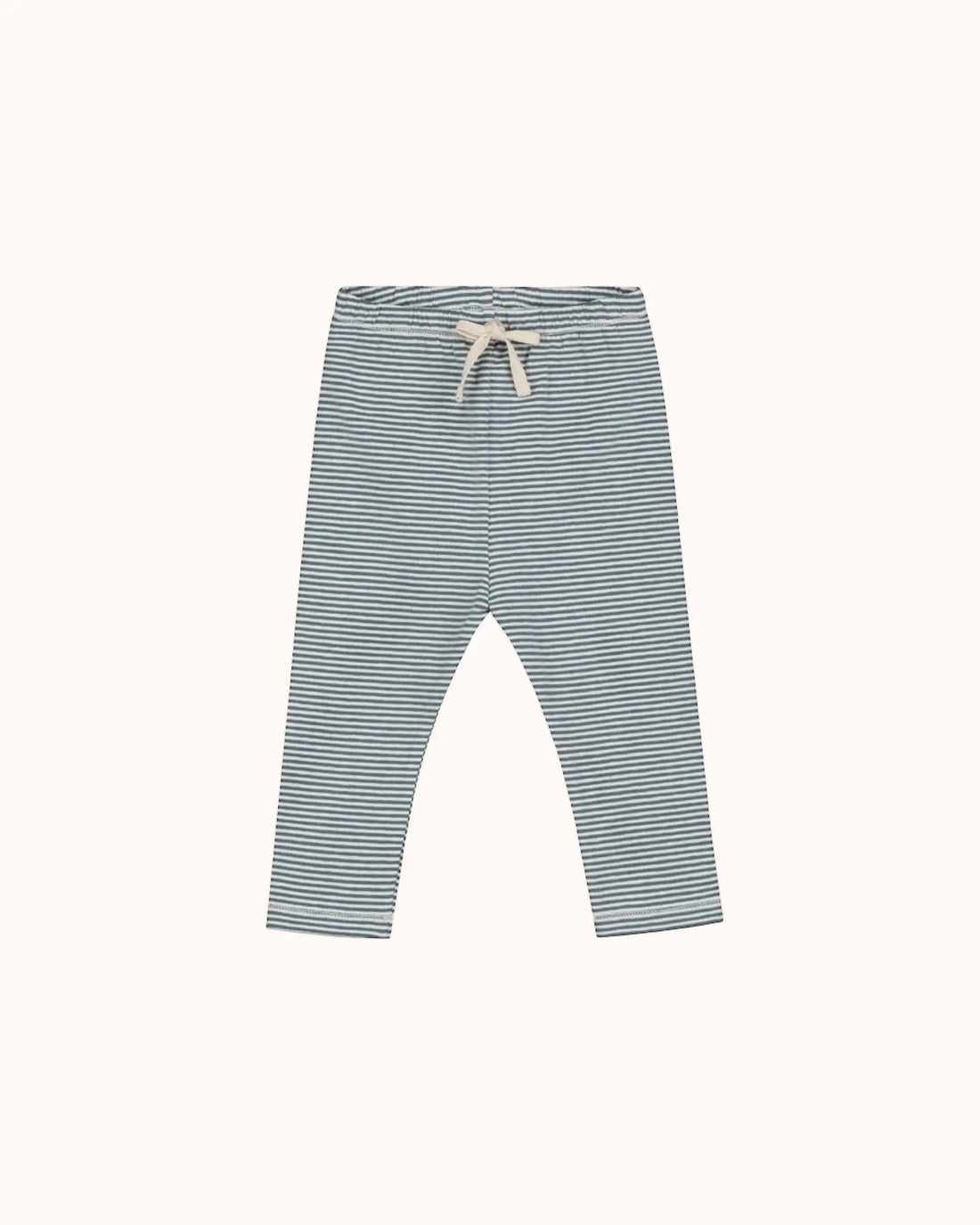 Baby Leggings in blue grey/cream