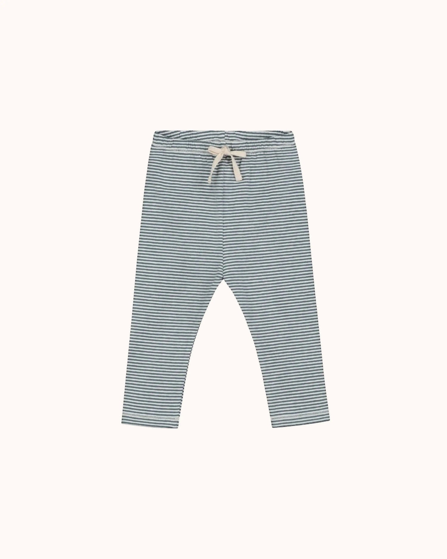 Baby Leggings in blue grey/cream