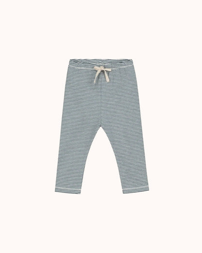 Baby Leggings in blue grey/cream