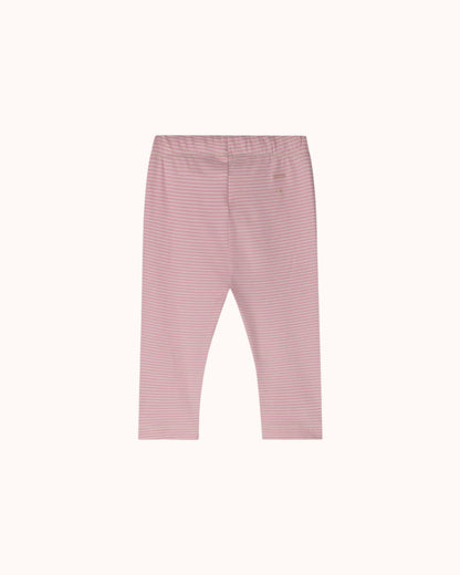 Baby Leggings in bubblegum/cream