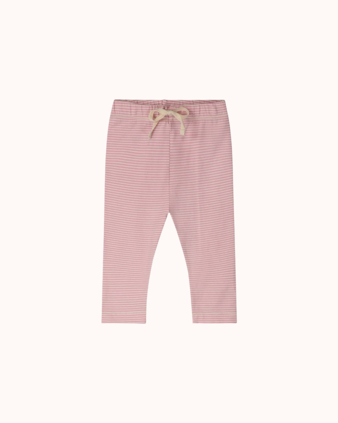 Baby Leggings in bubblegum/cream