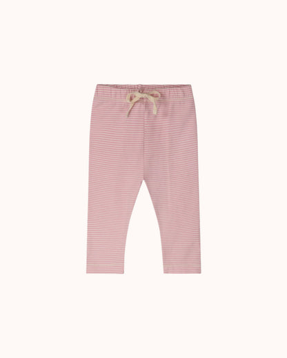 Baby Leggings in bubblegum/cream