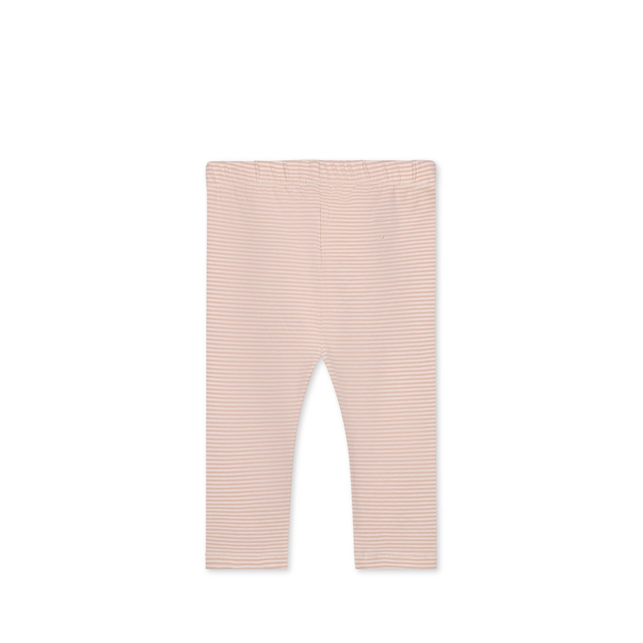 Baby Leggings in faded pink/cream