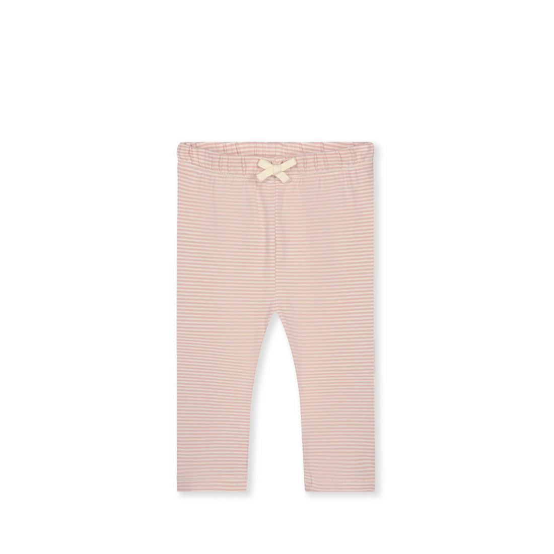 Baby Leggings in faded pink/cream