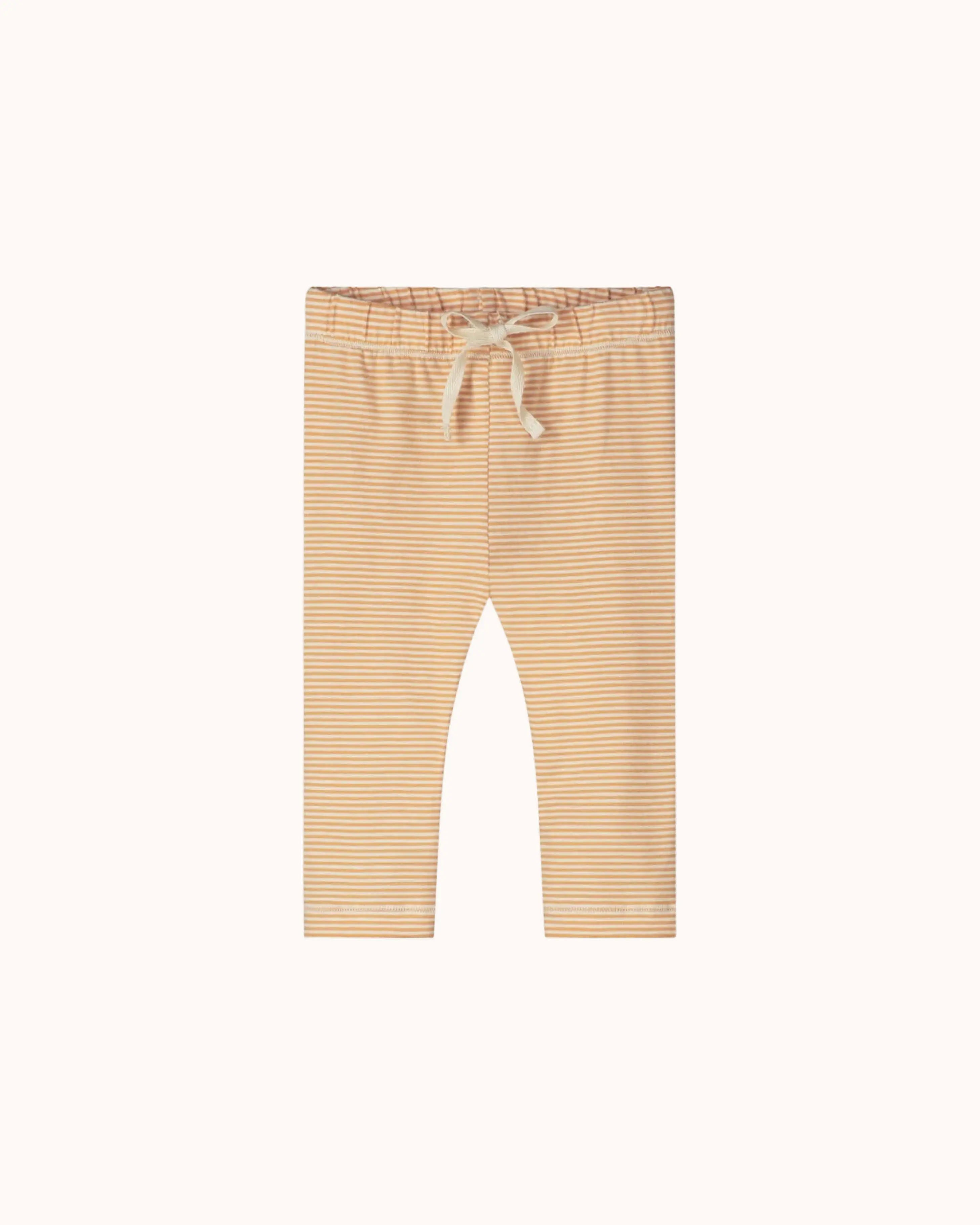 Baby Leggings in melon/cream
