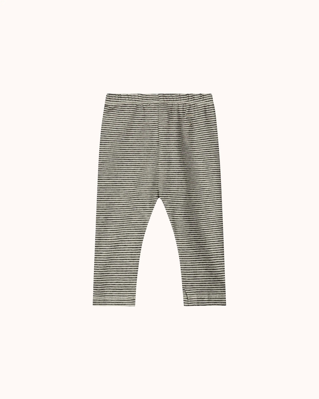 Baby Leggings in nearly black/cream