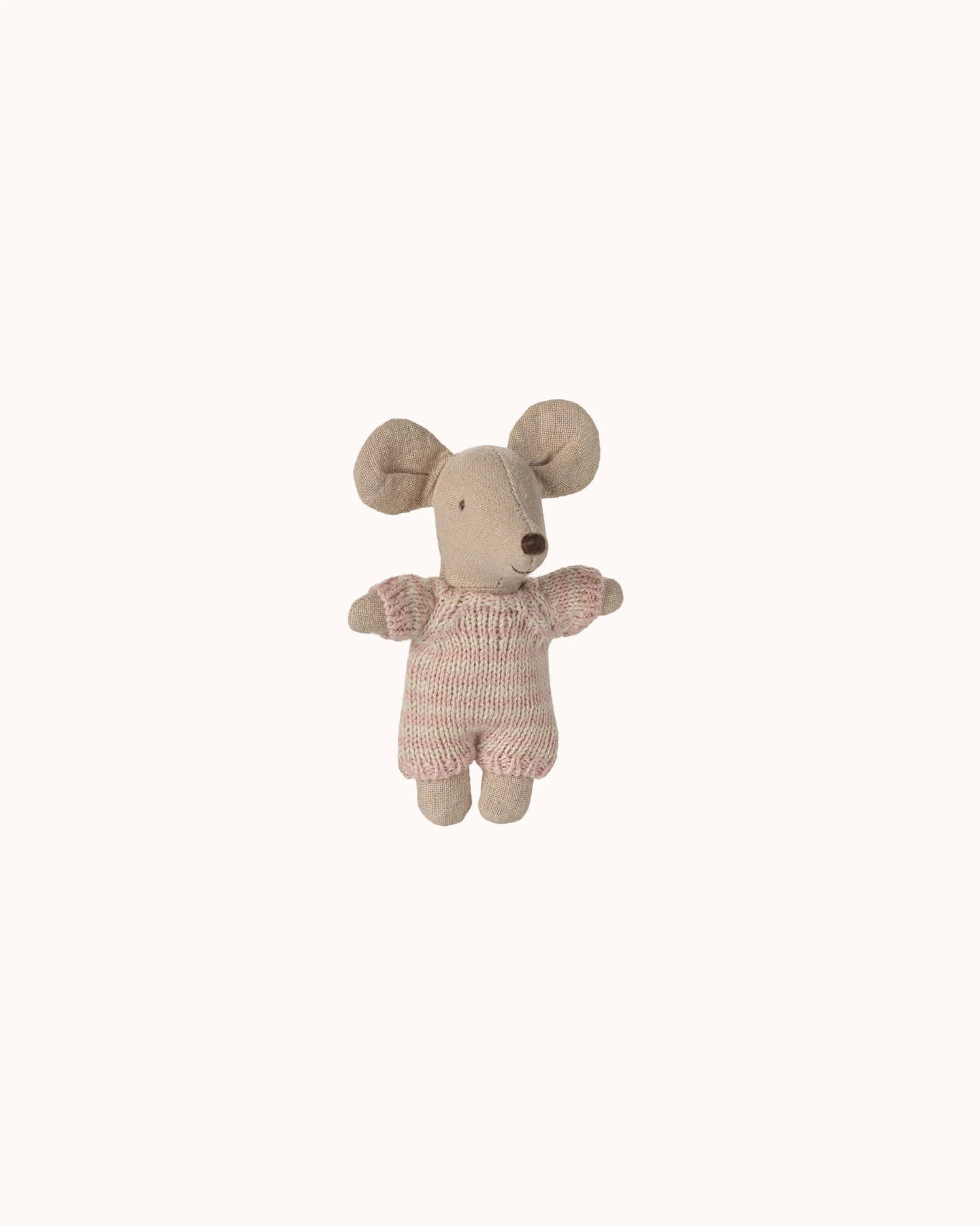 Baby Maus in rosa Tragetasche