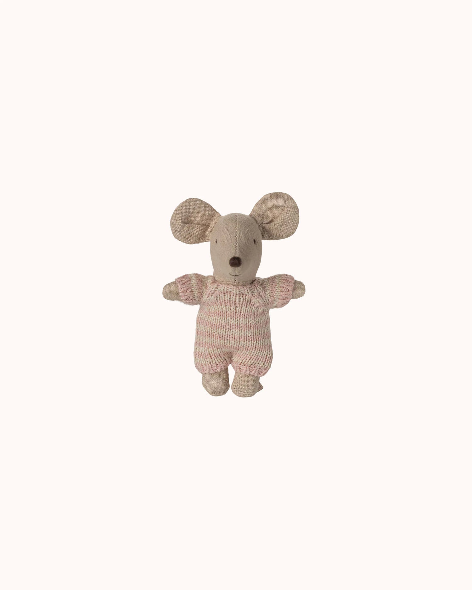 Baby Maus in rosa Tragetasche