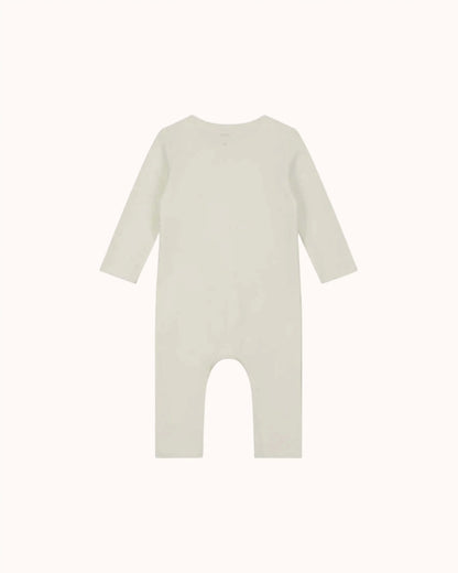 Baby Onesie with Snaps in cream