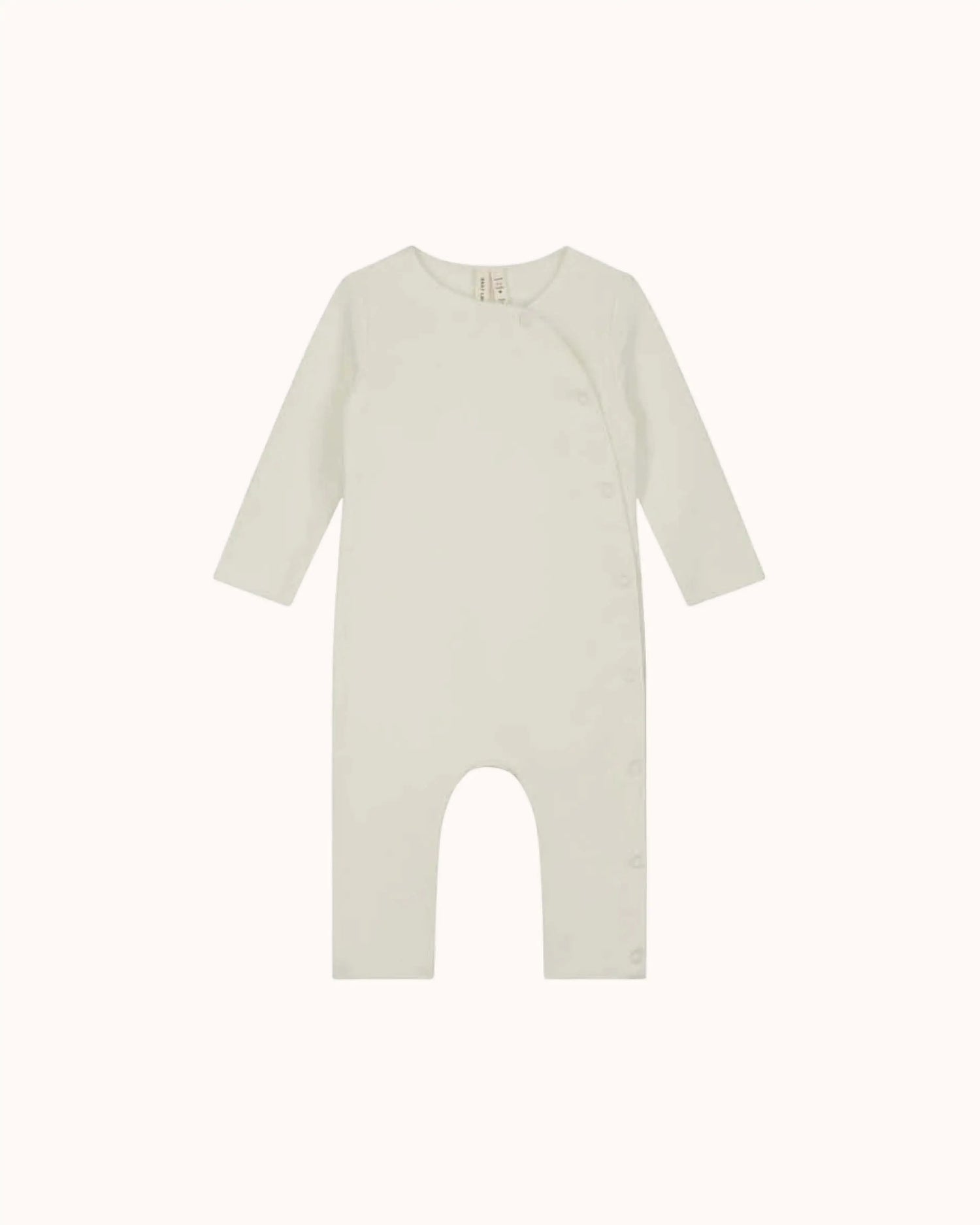 Baby Onesie with Snaps in cream