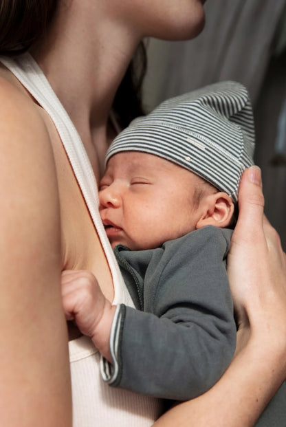 Baby Onesie in blue gray