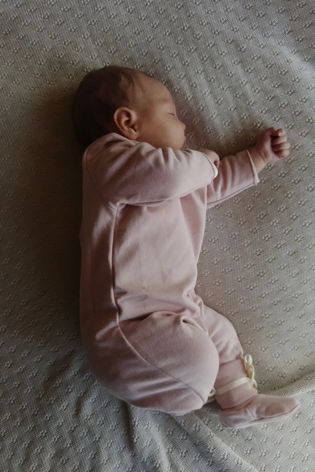 Baby Onesie in faded pink